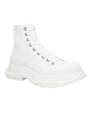 Alexander McQueen Tread Slick Boot in White
