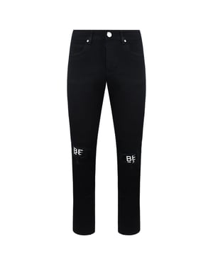 Criminal Damage Real Mens Black Jeans