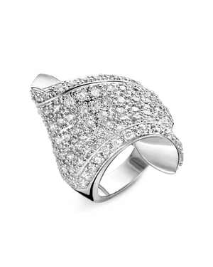 Orphelia Dames 925 Sterling Zilveren Ring - Zilver R-4372