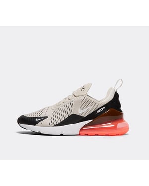 Nike Air Max 270 Trainers Black/Light Bone/Hot Punch
