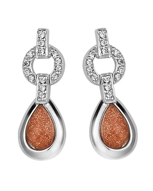 Orphelia Dames 925 Sterling Zilveren Oorbellen - Zilver ZO-5206