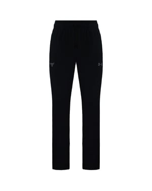 Under Armour x Project Rock Black Mens Terry Track Pants