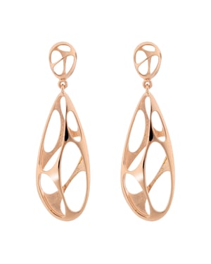 Orphelia 'Ava' Dames 925 Sterling Zilveren Oorbellen - Roze zo-7374 RG