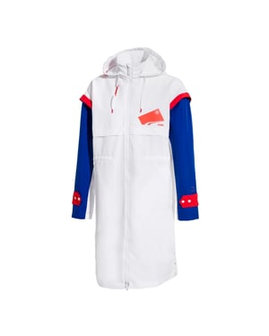 Puma x Ader Error Full Zip Hooded Parka Heren Wit Jas 578555 02