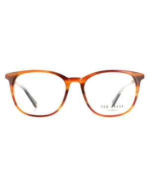 Ted Baker Round Mens Cognac Horn TB8219 Archer Glasses Frames