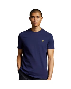 Lyle & Scott Tee SS Plain T-Shirt Blauw
