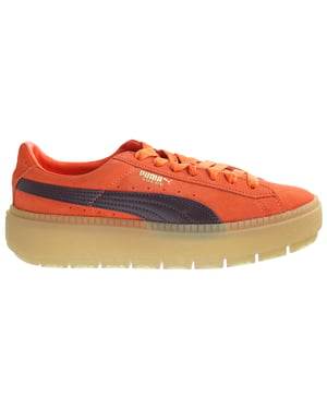 PUMA Platform Trace Block Orange Damskor Träningsskor