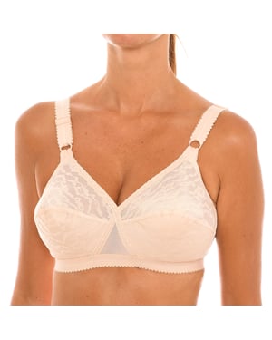 P0165 women's non-wired and non-padded lace bra for natural bust support