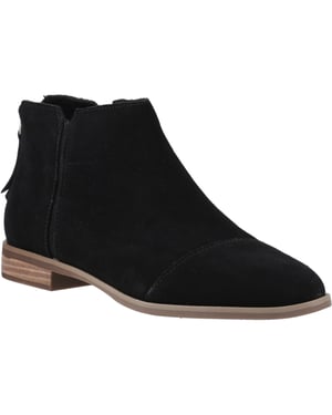 TOMS Rylie Leather Vrouwen Zwart Laarzen
