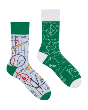SPOX SOX - Mens & Ladies Mismatched Novelty Odd Socks - Back 2 School