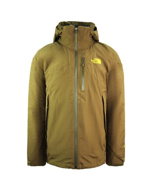 The North Face Snap Neck Triclimate Mens Brown Coat