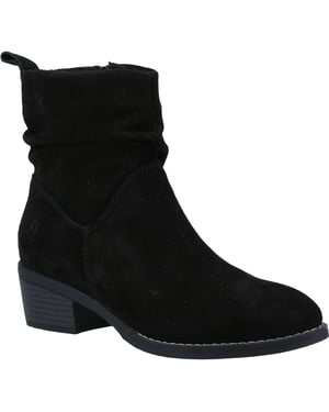 Hush Puppies Iris Suede Damstövlar Svart