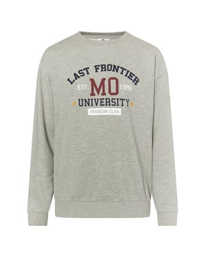 Mo Sweatshirt Heren grijs melange