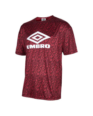 Umbro Graffiti Heren Bordeaux T-Shirt