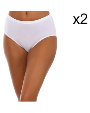 Pack-2 Bio Midi slips P0AZK vrouwen