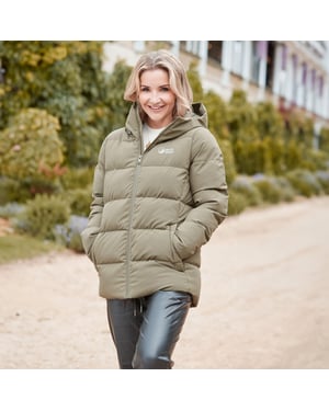 North Ridge Women's Saunter Baffle Water Repellent & Insulated Puffer Jacket with Hood