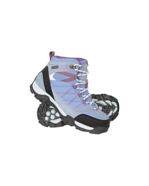 Mountain Warehouse Kinder/kleuterpad suède wandelschoenen (Lila)