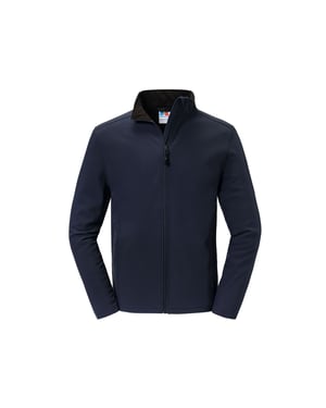 Russell Mens Essential Recycled Soft Shell Jacket (French Navy)