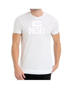 Diesel Monotone Logo White T-Shirt