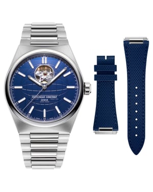 Frédérique Constant Highlife Heart Beat Heren Zilveren Horloge FC-310N4NH6B