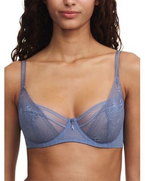 Maddie Half-Cup Bra - Storm Blue