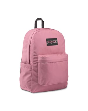 JanSport Superbreak Plus 26L Roze rugzak voor dames