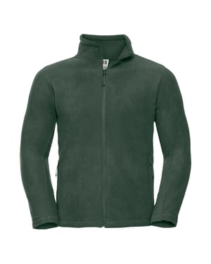 Russell Heren Full Zip Outdoor Fleece Jacket (Fles groen)