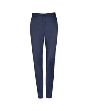 SOLS Womens/Ladies Jared Stretch Suit Trousers (French Navy)