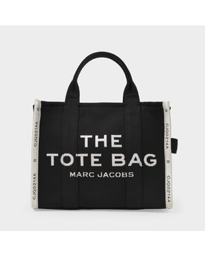 The Medium Tote Bag i svart canvas