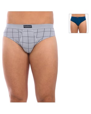 Pack-2 Slips Sensitive breathable fabric A5379 man
