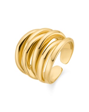 Luxenter ring i 18K gult guld - Vermixi