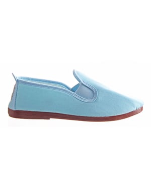Flossy Celeste Kids Blue Plimsolls