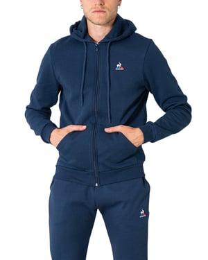 Le Coq Sportif Ess Fz Hoody N°3 M Blauwe Sweatshirt