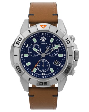 Timex Ridge Chrono Heren Bruine Horloge TW2W16300