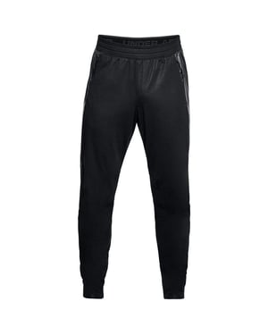 Under Armour Stretch Waist Bottoms Black Mens Swacket Track Pants 1306457 001