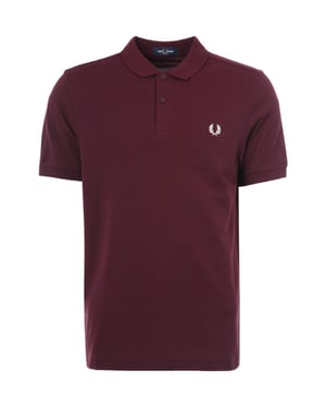 Men's Fred Perry M6000 Plain Polo Shirt in Red