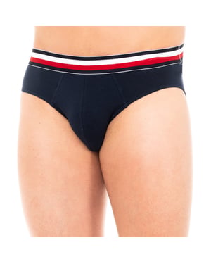 Men's breathable fabric brief with anatomical front UM0UM00757