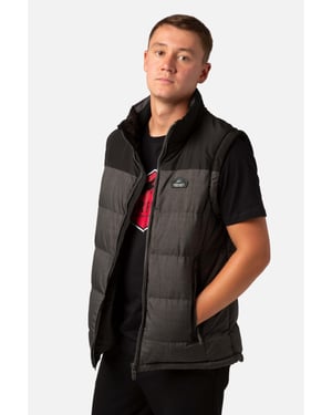 Trapper Mens Insulated Gilet Dark Khaki