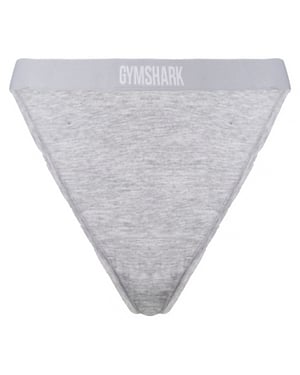 Gymshark Katoen Dames Grijze String