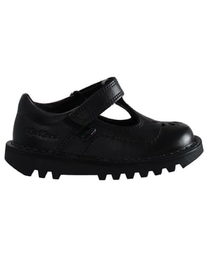 Kickers T-Bar Flutter kinderschoenen zwart