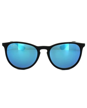 Ray-Ban Zonnebril Erika 4171 601/55 Zwart & Gunmetal Blauw Mirror