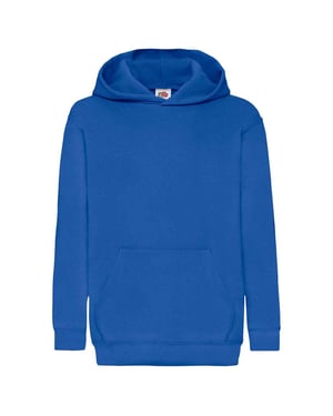 Fruit of the Loom Barn/Kids Classic Hoodie (Kunglig blå)