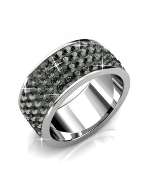 Rullring - silver och grå