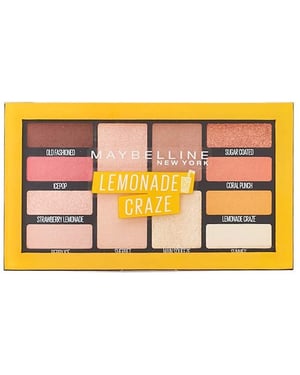 Maybelline New York Lemonade Craze 12 Shades Eye Shadow Palette 12g