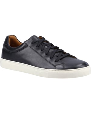 Hush Puppies Colton Läder Svarta Träningsskor för män