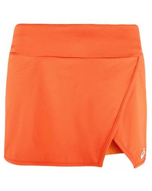Asics Motion Dry Athlete Womens Orange Tennis Skort
