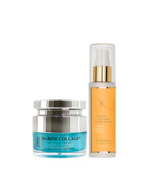Maritime Kollagen SPF50 Dagkräm 50ml + VITAMIEN C + Kollagen Elixir Serump 60ml
