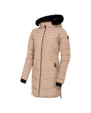 Dare 2B Dam Striking IIII Mid Length Vadderad jacka (mörk kaki)