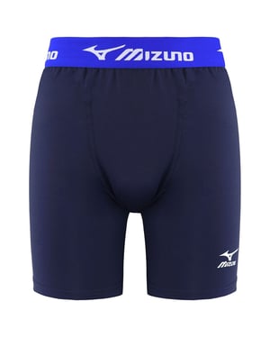 Mizuno Logo Heren Navy Baselayer Shorts
