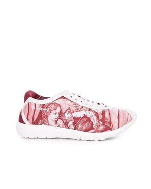 Le Coq Sportif Wendon Levity Dames Rood/Roze Sportschoenen